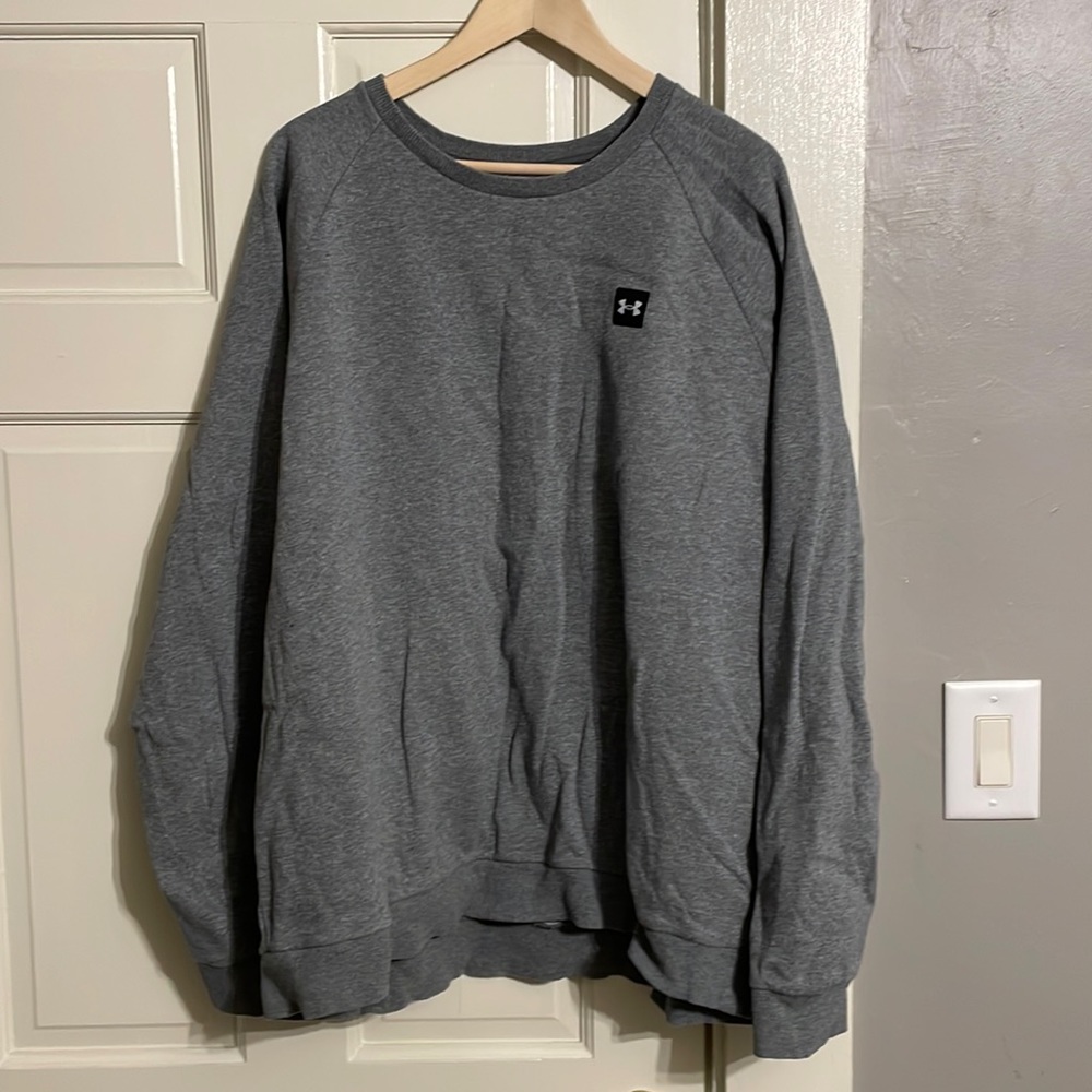 2XL grey Under Armour sweatshirt